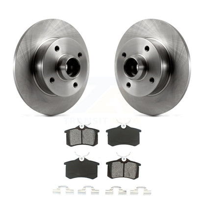Brake Rotors Semi-Metallic Pad Rear Kit For Volkswagen Golf Jetta Passat Corrado