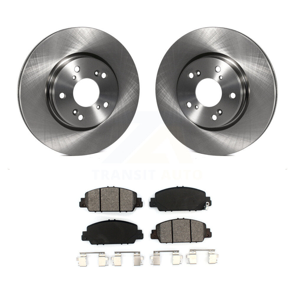 Disc Brake Rotors And Semi-Metallic Pads Front Kit For Honda HR-V Accord