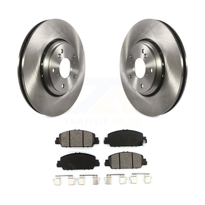 Disc Brake Rotors And Semi-Metallic Pads Front Kit For Honda Accord
