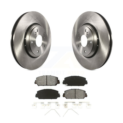 Disc Brake Rotors & Semi-Metallic Pad Front Kit For Honda Civic Accord Acura ILX