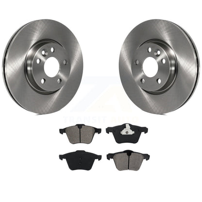 Disc Brake Rotors And Semi-Metallic Pads Front Kit For Volvo V70