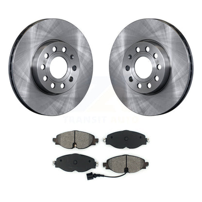 Brake Rotors Semi-Metallic Pad Front Kit For Volkswagen Jetta Golf SportWagen A3