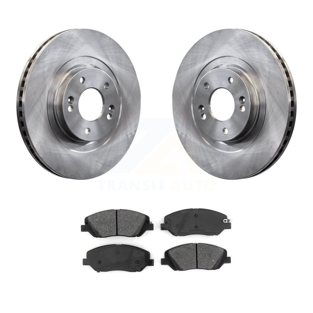 Disc Brake Rotors And Semi-Metallic Pads Front Kit For Hyundai Santa Fe XL