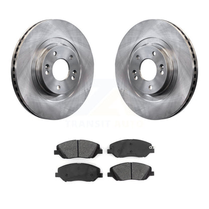 Disc Brake Rotors And Semi-Metallic Pads Front Kit For Hyundai Santa Fe XL