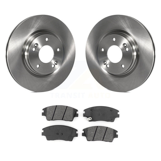 Brake Rotors Semi-Metallic Pad Front Kit For Hyundai Elantra Tucson Kia Sportage