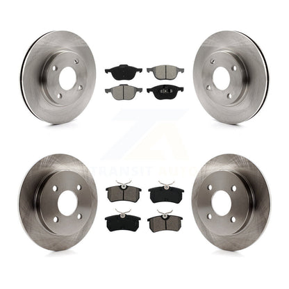 Brake Rotor & Semi-Metallic Pad Front Rear Kit For 2004 Ford Focus From 04 05