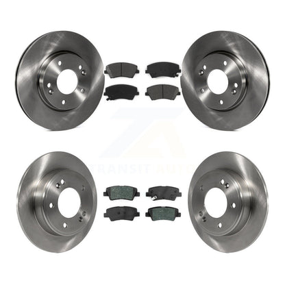 Brake Rotors Semi-Metallic Pad Front Rear Kit For 2017-2020 Hyundai Elantra 2.0L