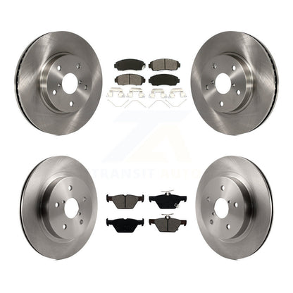 Brake Rotors & Semi-Metallic Pad Front Rear Kit For 2016-2019 Subaru Legacy 2.5L