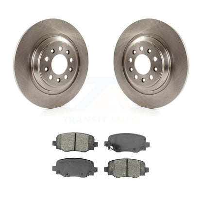 Disc Brake Rotors And Semi-Metallic Pads Rear Kit For Jeep Cherokee