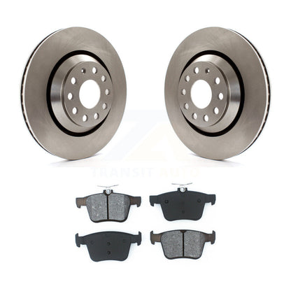 Brake Rotors Semi-Metallic Pad Rear Kit For Volkswagen Atlas Audi Q3 Cross Sport