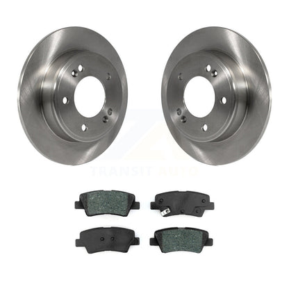 Disc Brake Rotor & Semi-Metallic Pad Rear Kit For Hyundai Elantra Venue Kia Soul