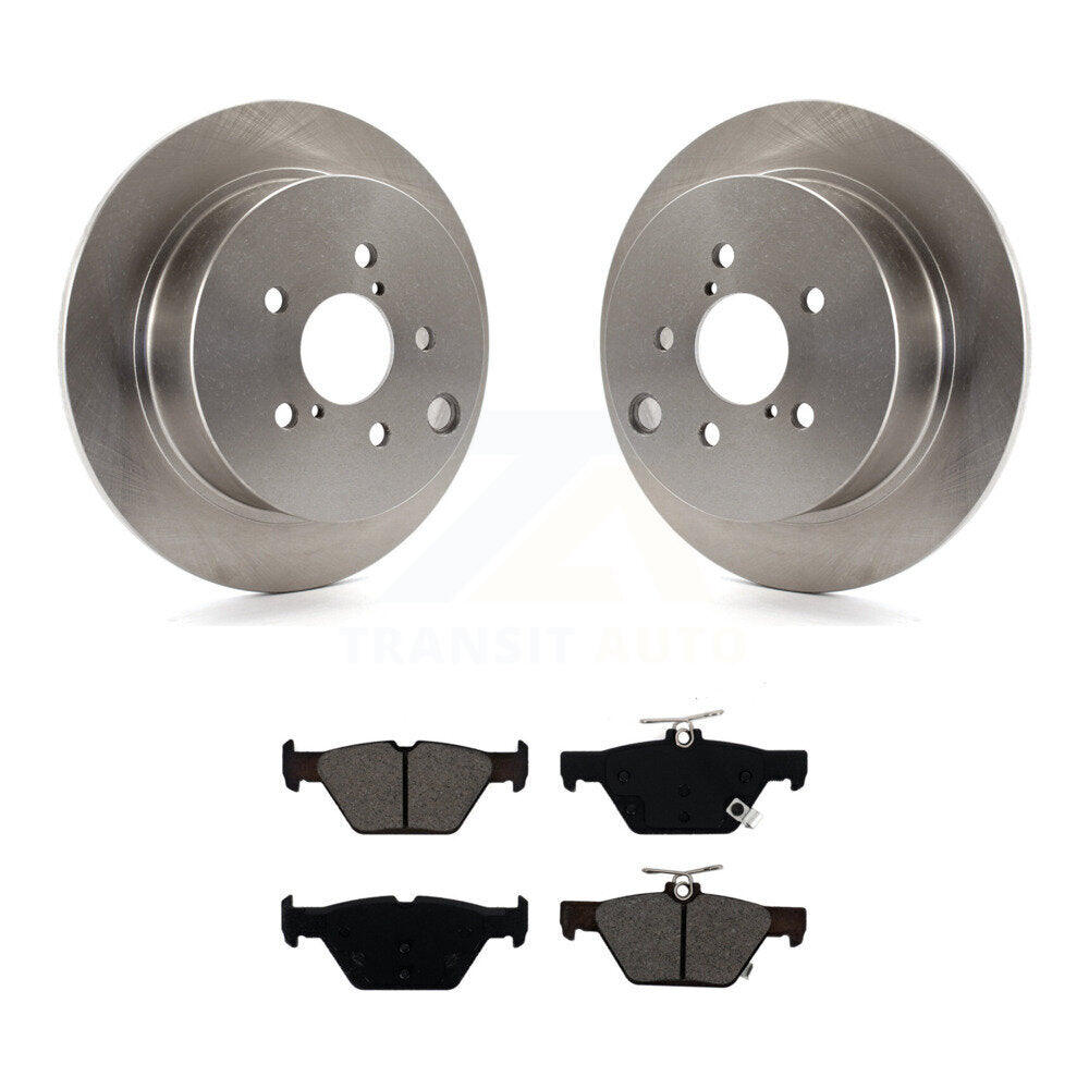 Disc Brake Rotors And Semi-Metallic Pads Rear Kit For Subaru Crosstrek