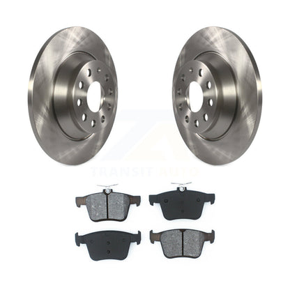 Brake Rotors & Semi-Metallic Pad Rear Kit For Volkswagen Tiguan Jetta Audi Q3 TT