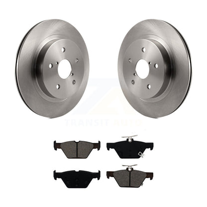 Disc Brake Rotors And Semi-Metallic Pads Rear Kit For Subaru Outback WRX Legacy