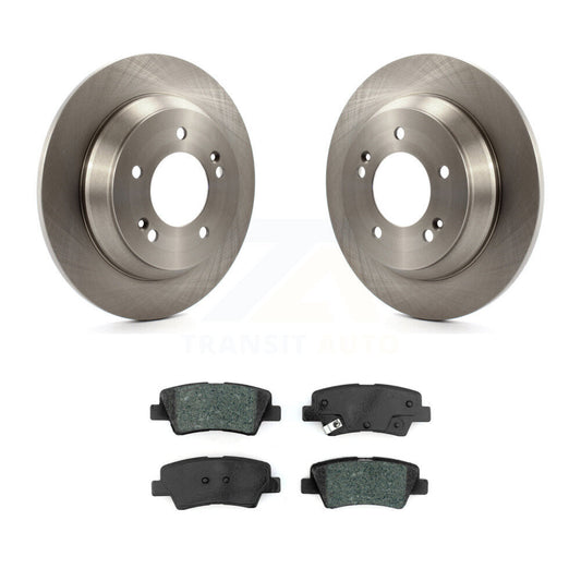 Brake Rotor & Semi-Metallic Pad Rear Kit For Kia Rondo With Manual Parking