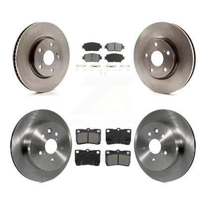 Disc Brake Rotors & Semi-Metallic Pad Front Rear Kit (6Pc) For Lexus IS250 GS300
