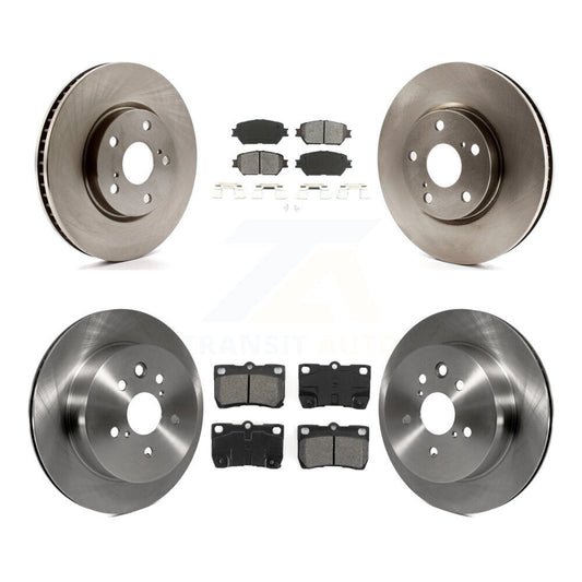 Disc Brake Rotors & Semi-Metallic Pad Front Rear Kit (6Pc) For Lexus IS250 GS300