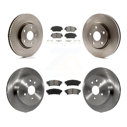 Brake Rotor & Semi-Metallic Pad Front Rear Kit (6Pc) For Lexus IS250 C F Sport