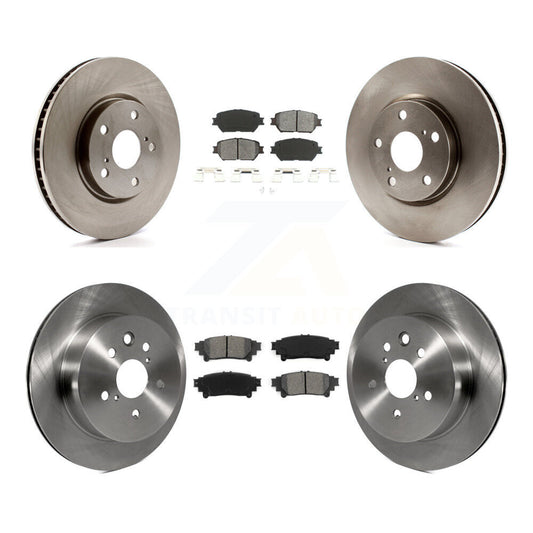 Brake Rotor & Semi-Metallic Pad Front Rear Kit (6Pc) For Lexus IS250 C F Sport