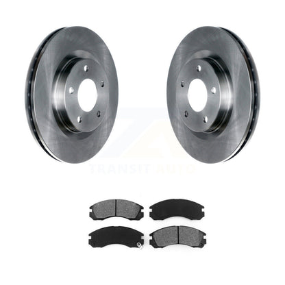 Disc Brake Rotors And Semi-Metallic Pads Front Kit For Mitsubishi Lancer