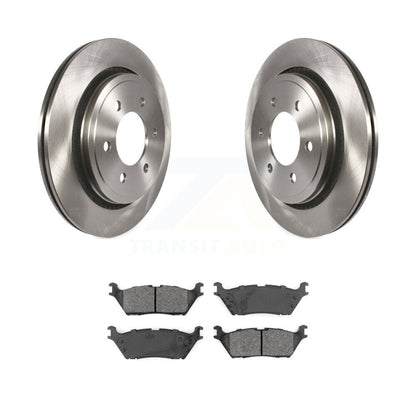 Disc Brake Rotors And Semi-Metallic Pads Rear Kit For Ford F-150