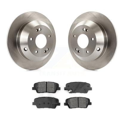 Brake Rotor Semi-Metallic Pad Rear Kit For Kia Sorento With Red Painted Calipers