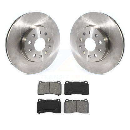 Brake Rotors & Semi-Metallic Pad Front Kit For Chevrolet Camaro Cadillac CTS CT6