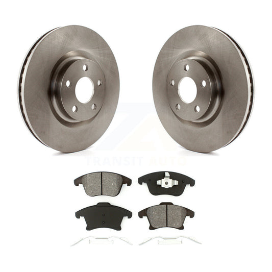 Brake Rotor And Semi-Metallic Pad Front Kit For Ford Police Responder Hybrid SSV