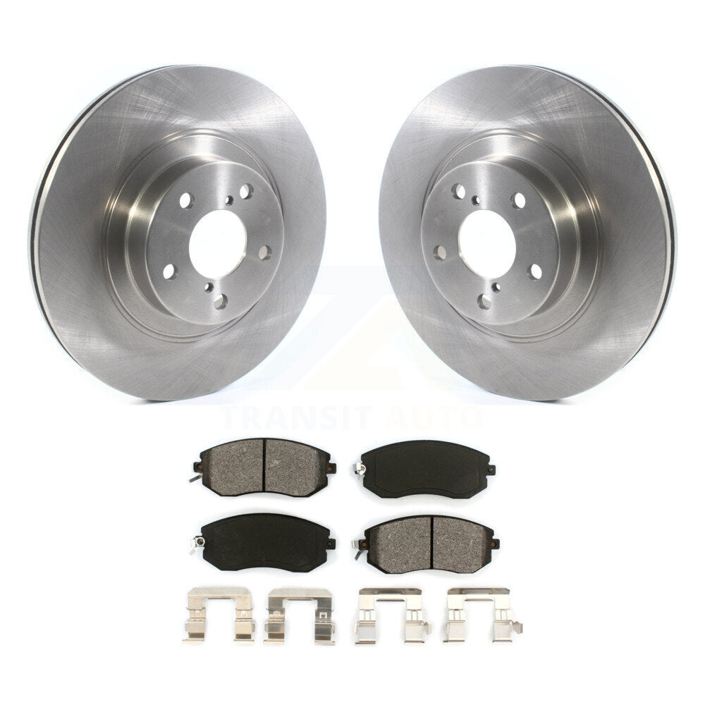 Brake Rotor Semi-Metallic Pad Front Kit For Subaru Forester Impreza XV Crosstrek