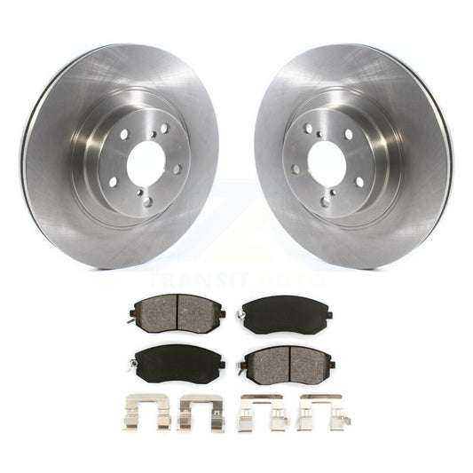Brake Rotor Semi-Metallic Pad Front Kit For Subaru Forester Impreza XV Crosstrek