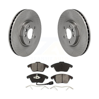 Disc Brake Rotors And Semi-Metallic Pads Front Kit For Volkswagen CC
