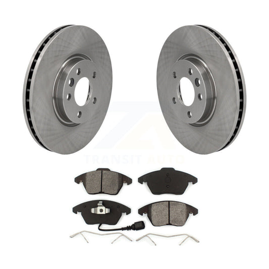 Disc Brake Rotors And Semi-Metallic Pads Front Kit For Volkswagen CC