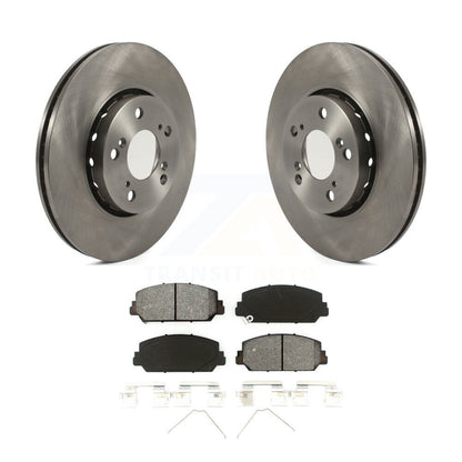Disc Brake Rotors And Semi-Metallic Pads Front Kit For Acura RLX