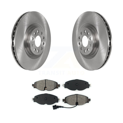 Disc Brake Rotors And Semi-Metallic Pads Front Kit For Volkswagen Golf Audi A3