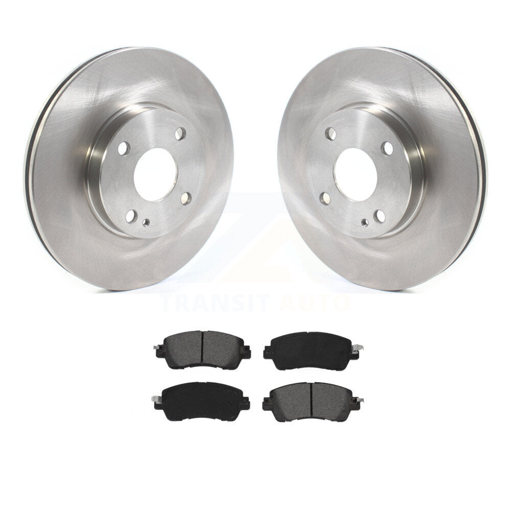 Disc Brake Rotors And Semi-Metallic Pads Front Kit For Toyota Yaris iA Scion