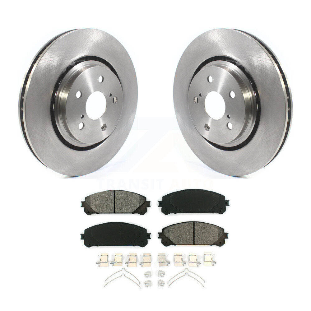 Disc Brake Rotor Semi-Metallic Pad Front Kit For Lexus RX350 Toyota Camry RX450h