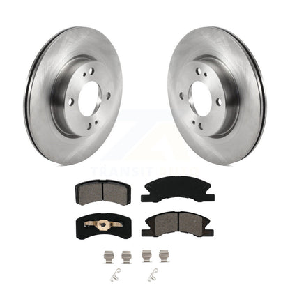 Disc Brake Rotors Semi-Metallic Pad Front Kit For 2017-2024 Mitsubishi Mirage G4
