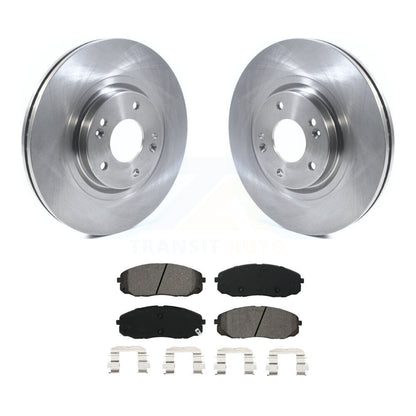 Disc Brake Rotors And Semi-Metallic Pads Front Kit For 2015-2021 Kia Sedona