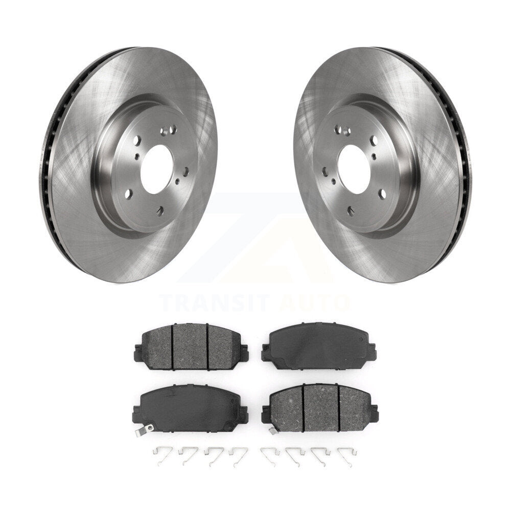 Disc Brake Rotors And Semi-Metallic Pads Front Kit For Honda CR-V HR-V