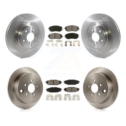Brake Rotor Semi-Metallic Pad Front Rear Kit For Subaru Impreza Forester Outback