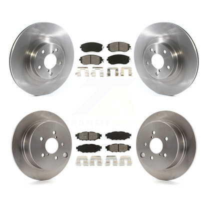 Brake Rotors & Semi-Metallic Pad Front Rear Kit For Subaru Forester XV Crosstrek