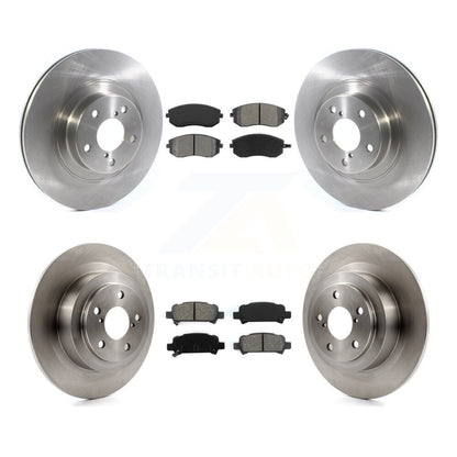 Brake Rotors Semi-Metallic Pad Front Rear Kit For 05-06 Subaru Baja Turbocharged