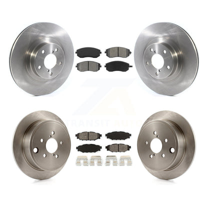 Brake Rotor & Semi-Metallic Pad Front Rear Kit For Subaru Outback Impreza Legacy