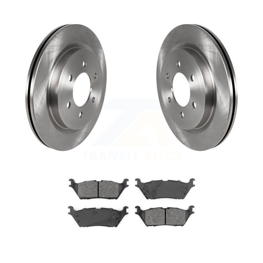 Disc Brake Rotors & Semi-Metallic Pad Rear Kit For Ford F-150 Expedition Lincoln