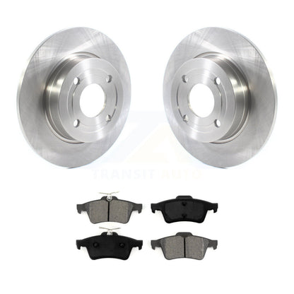 Disc Brake Rotors And Semi-Metallic Pad Rear Kit For 2018-2021 Ford EcoSport FWD
