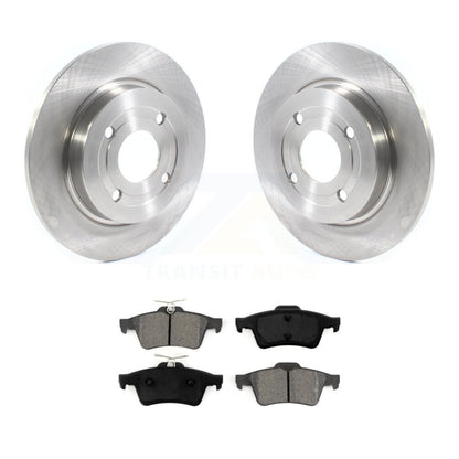 Disc Brake Rotors And Semi-Metallic Pad Rear Kit For 2018-2022 Ford EcoSport AWD