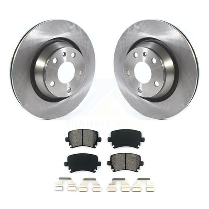 Disc Brake Rotors And Semi-Metallic Pads Rear Kit For Audi TT Quattro TTS RS