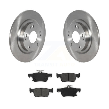 Disc Brake Rotors And Semi-Metallic Pads Rear Kit For Honda Civic