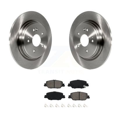 Disc Brake Rotors And Semi-Metallic Pads Rear Kit For 2017-2024 Honda CR-V