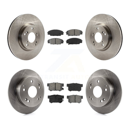 Disc Brake Rotor Semi-Metallic Pad Front Rear Kit For 2002-2006 Acura RSX Type-S